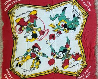 Vintage Western Mickey bandana