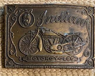 Indian motorcycle belt buckle