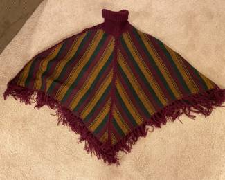 Vintage poncho