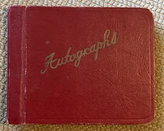 Vintage Autograph book