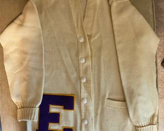 Vintage letter sweater