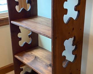 Bear cut-out shelf