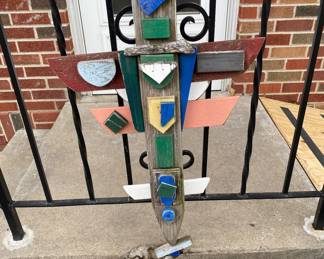 Folk Art garden angel