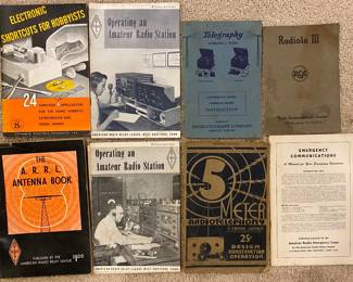 Vintage radio booklets