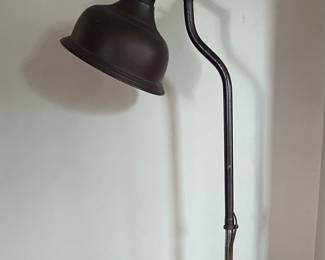 Vintage military surgical floor lamp