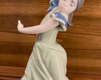  Lladro Lolita Figurine, model 01005192, featuring a young girl student da ncer in a traditional flamenco dress