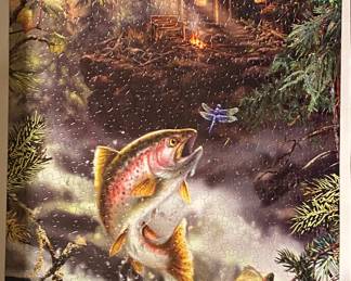 Large, complete fish puzzle