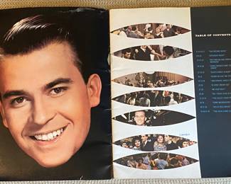(Inside)  a vintage Dick Clark Yearbook 
