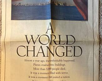 9/11 anniversary newspaper