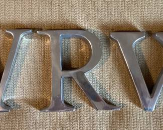 Metal letters