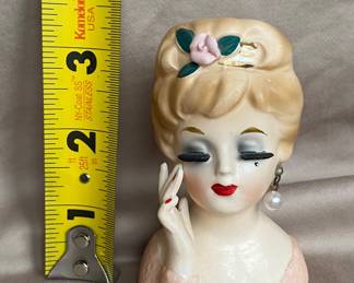 Mini vintage head vase