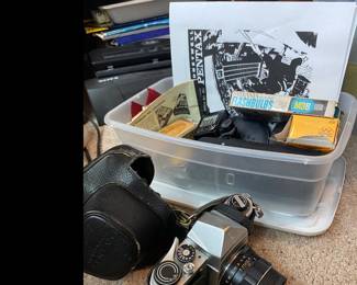 Vintage Honeywell Pentax camera, lenses & accessories