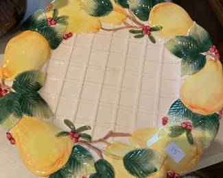 Italian serving plate