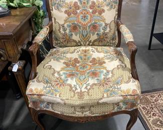 French Louis XV Chairs with down seats (2)