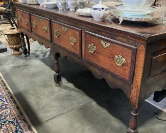 Antique 4 drawer Console/Buffet
