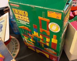 Colored wooden blocks 