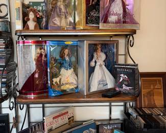 A  collection of Barbie Dolls 