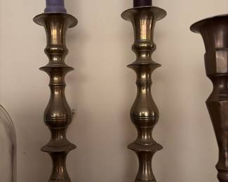 Brass candle sticks 