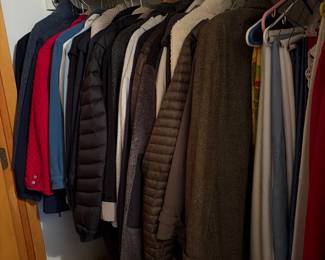 Coats. And table clothes