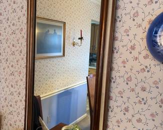 Octagon wall mirror 1960s