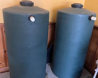 Water holding tanks 