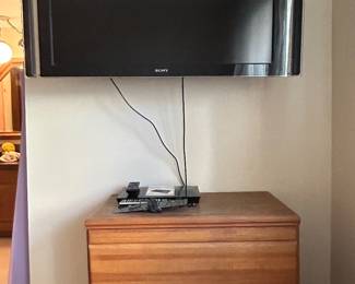 40” Sony t.v. and Sony blu ray player