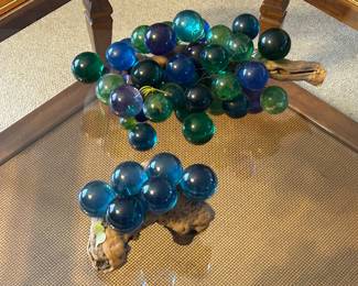 Mid -Century Lucite grapes.