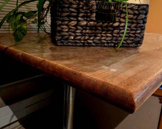 Natural Wood Dining Table