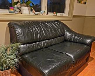 Natuzzi Genuine Italian Leather Love Seat