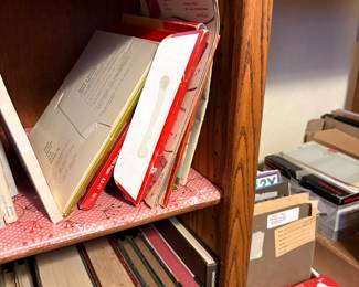 Bedroom 1 - books & more in shelves 