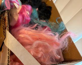 Room Downstairs - Wigs & toys