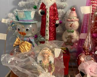 Downstairs - Christmas, Dolls, and more