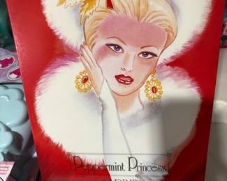 Peppermint Princess Barbie Doll box