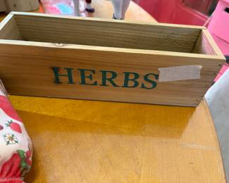 Dining Room - Herb box