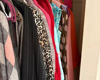 Bedroom 1 - clothes in closet