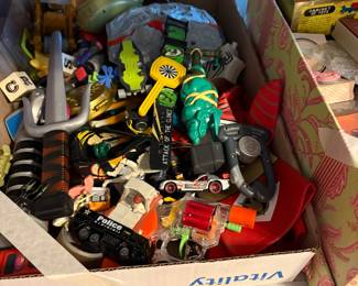 Downstairs - more toys