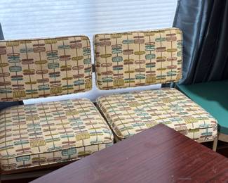 This is part of a MCM sofa/chair with corner table