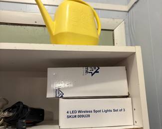 Laundry Room - Water can / Wireless spot lights
