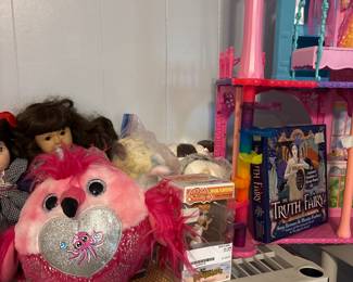 Downstairs - more toys