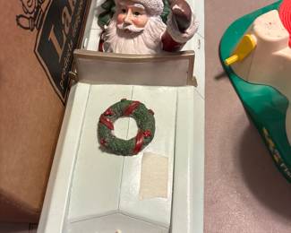 Downstairs - Cart with Santa