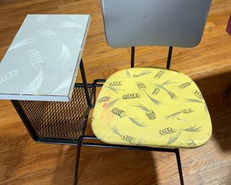 This is an MCM Chair with table