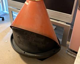 Portable fireplace - room downstairs