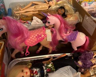 Downstairs - toys & dolls