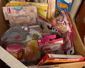 Downstairs - more toys