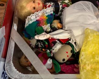 Downstairs - more dolls