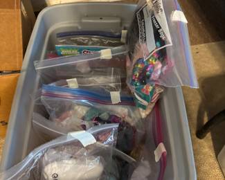 Downstairs -  miscellaneous toys in packages