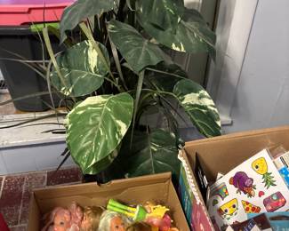 Downstairs - more barbies and dolls