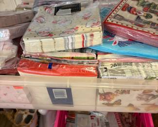 Dining Room - More paper goods