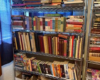 Bedroom 1 -  books & items  - shelves not for sale