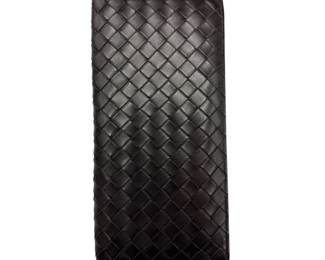 Bottega Veneta Intrecciato Dark Brown Leather Continental Wallet